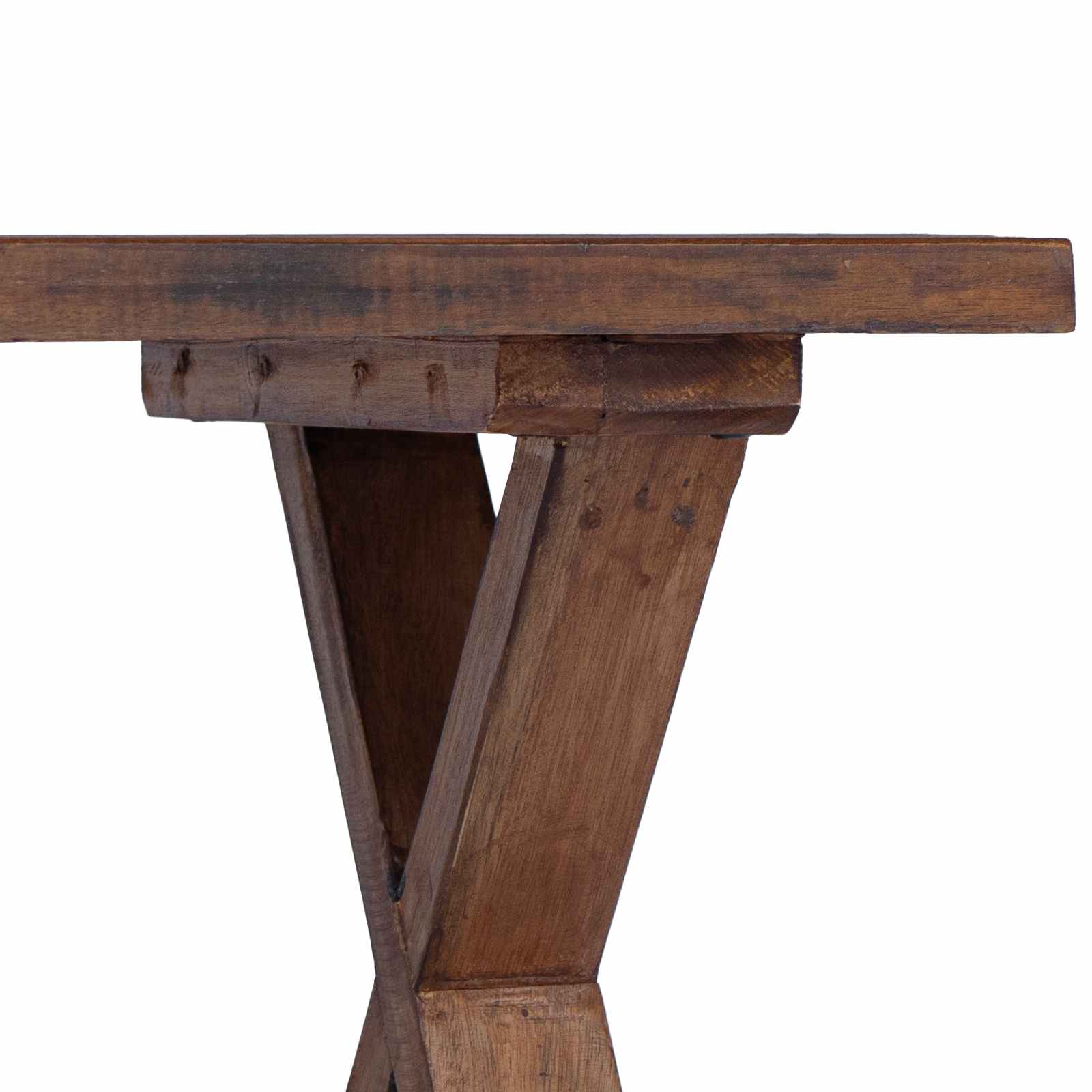 klupa Prirodna 85 x 35 x 46 cm Čvrsto drvo iz reciklaže