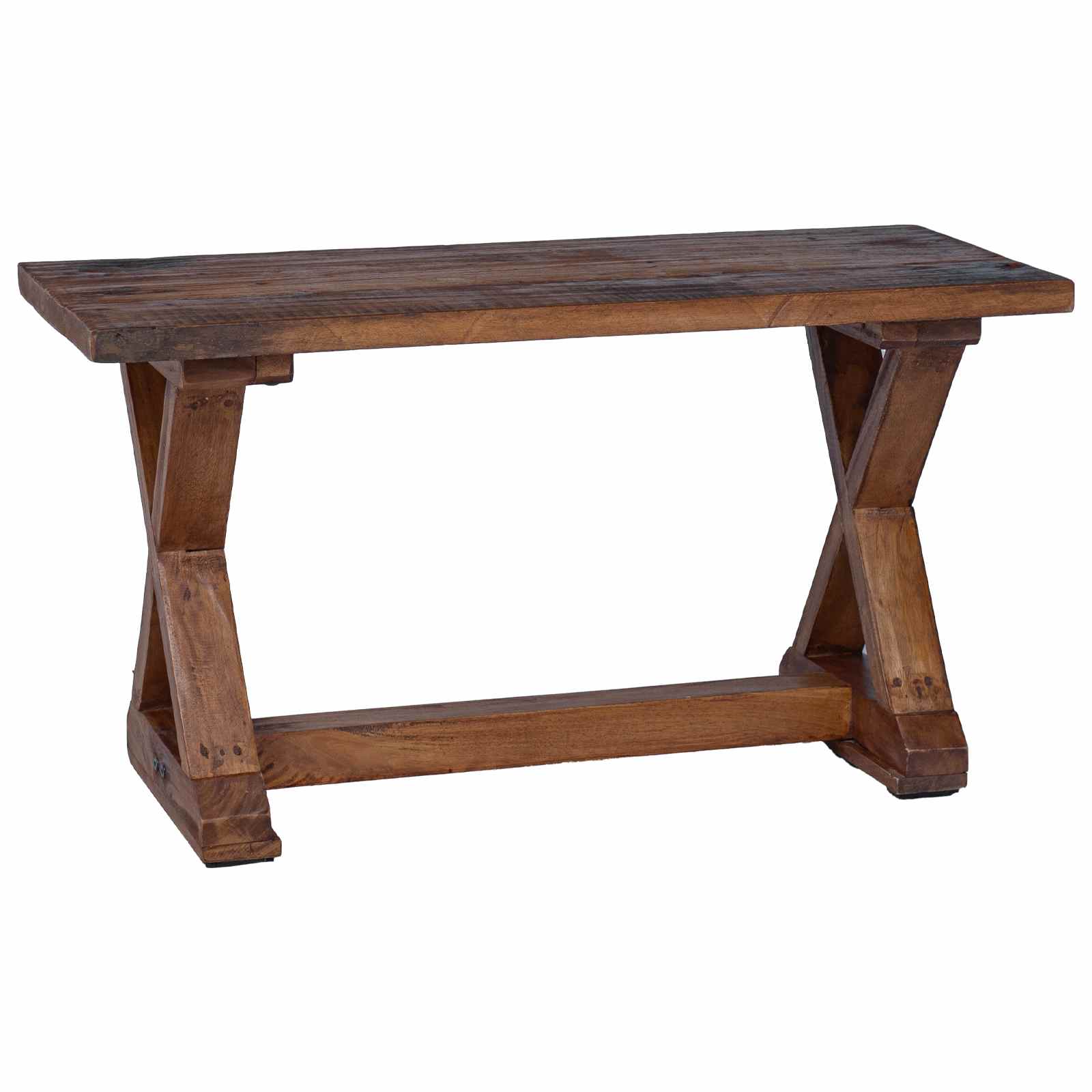 klupa Prirodna 85 x 35 x 46 cm Čvrsto drvo iz reciklaže