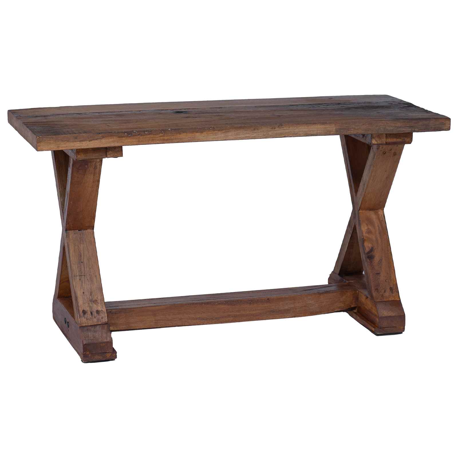klupa Prirodna 85 x 35 x 46 cm Čvrsto drvo iz reciklaže