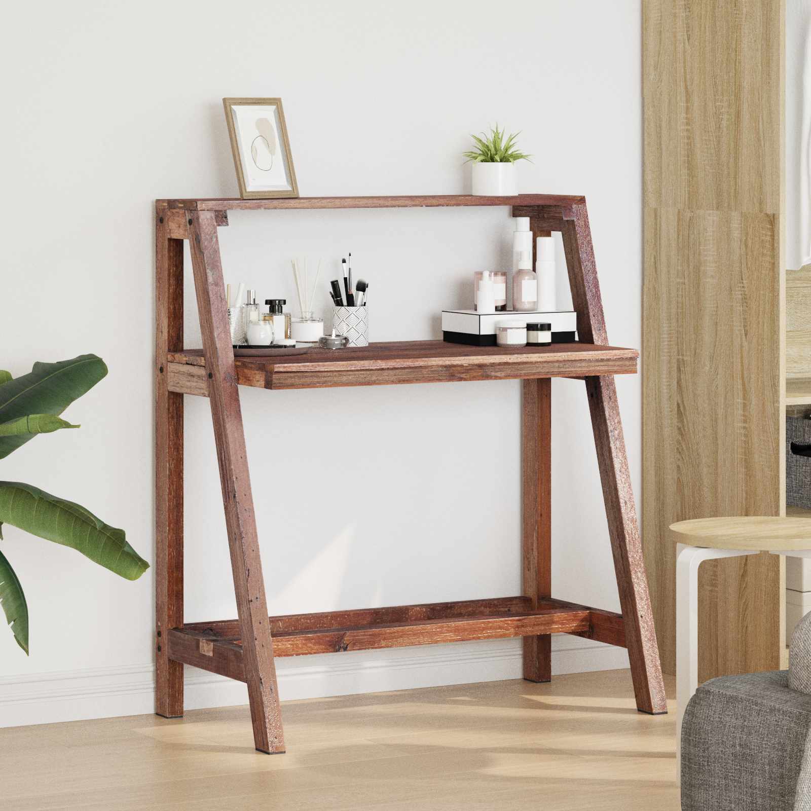Stol Smeđa 90 x 50 x 103 cm Čvrsto drvo iz reciklaže