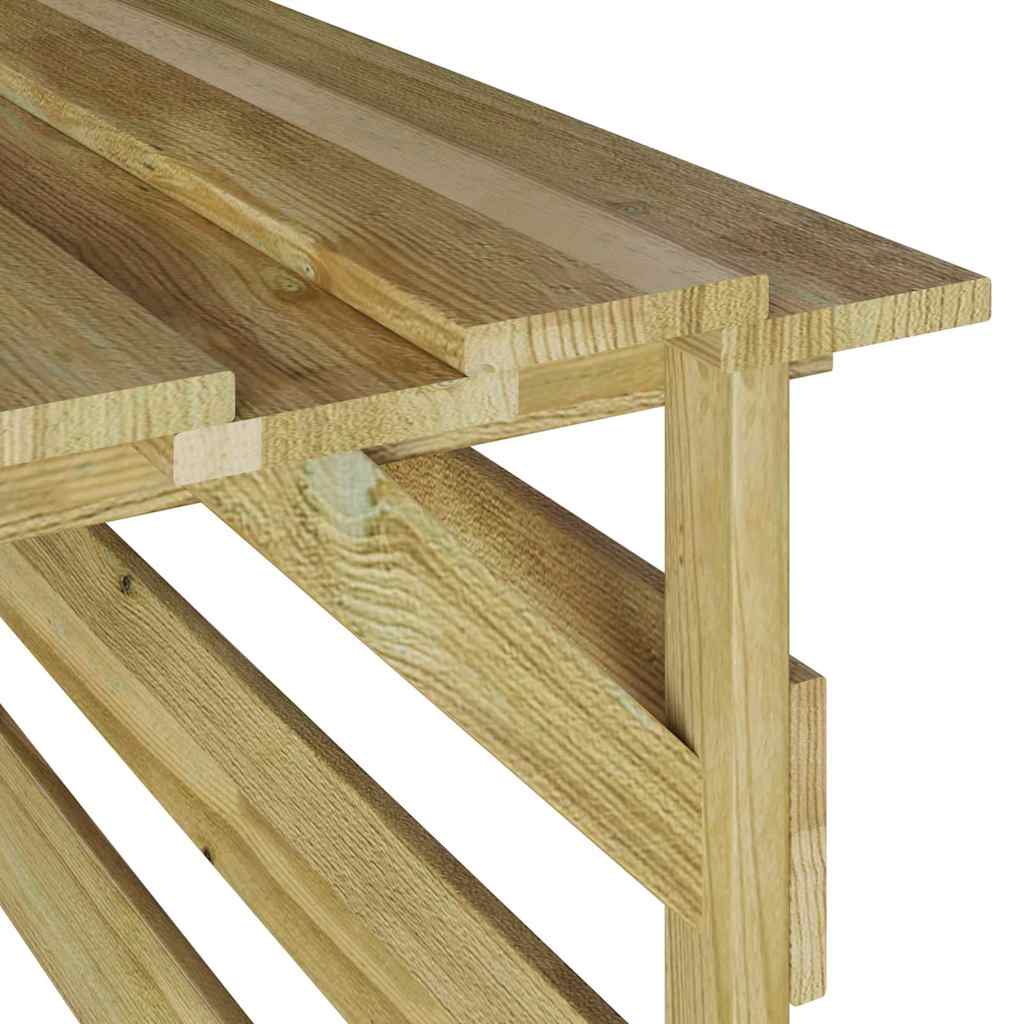 Garaža za kosilicu Smeđa 84 x 80 x 56 cm