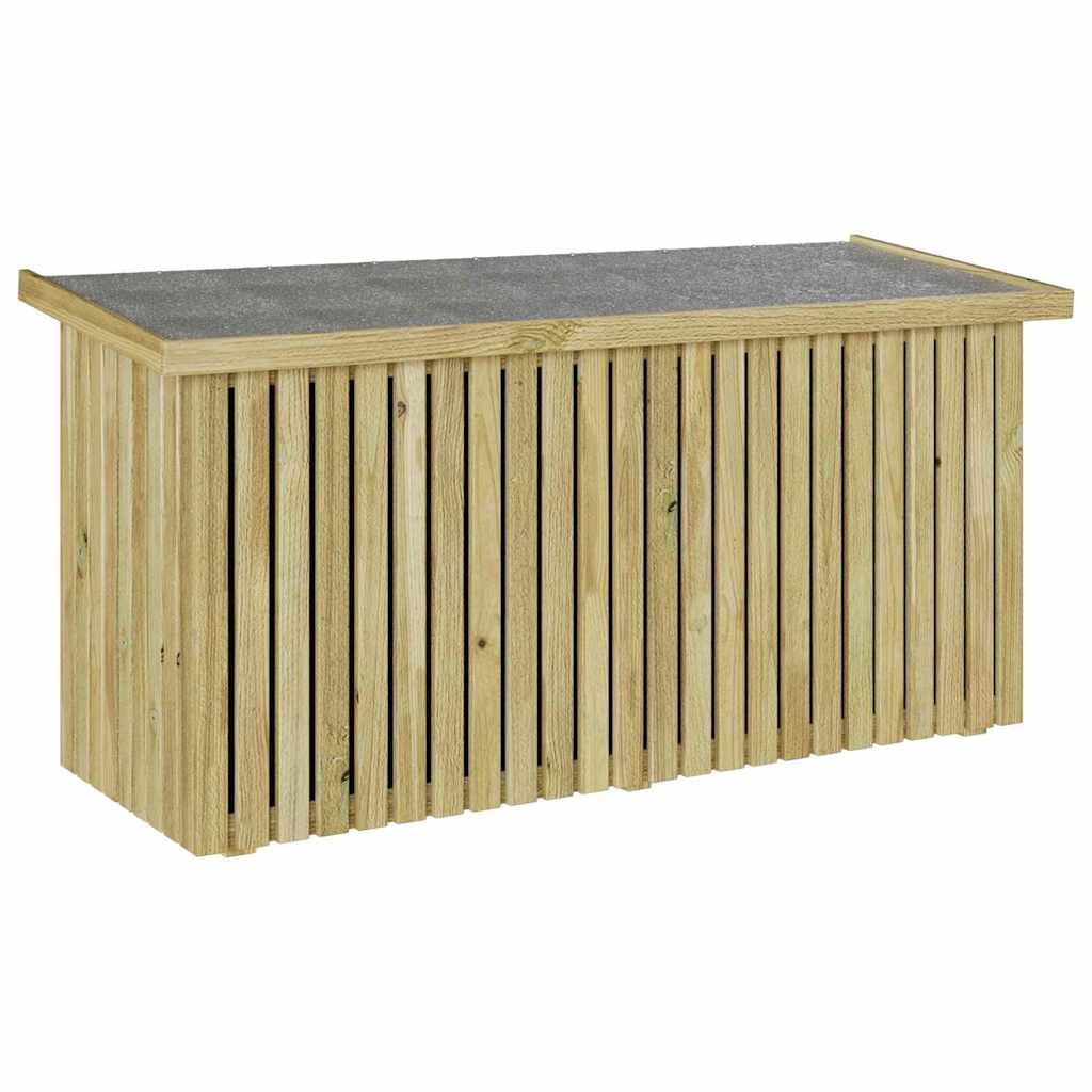 Kutija za spremanje u vrtu Prirodna 119 x 44 x 58,5 cm