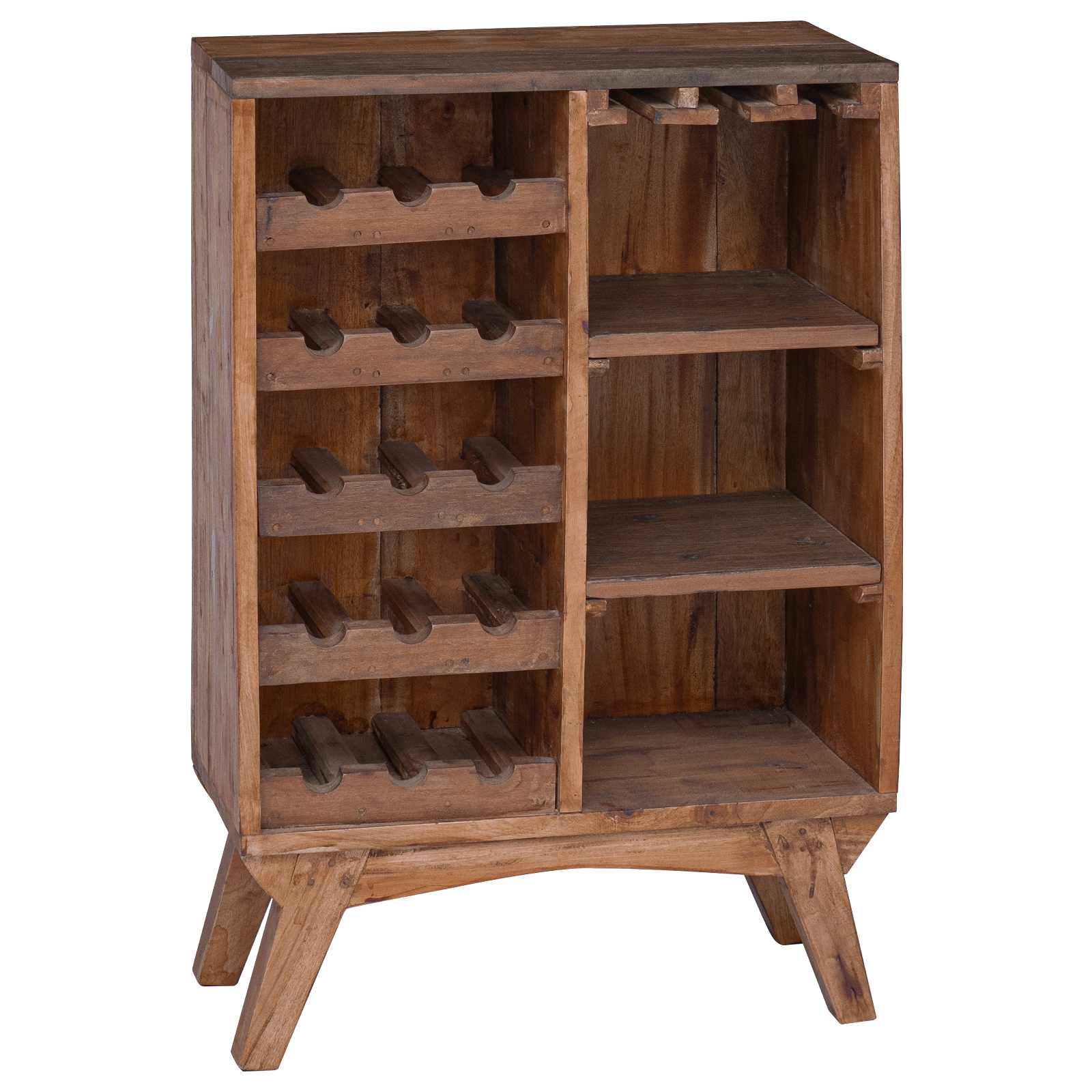 Stalak Smeđa 60 x 30 x 90 cm Čvrsto drvo iz reciklaže