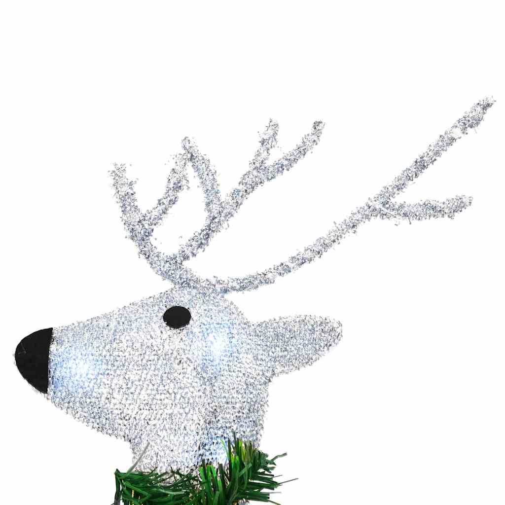 LED Riječni jeleni 3 pcs Hladna bijela tkanina