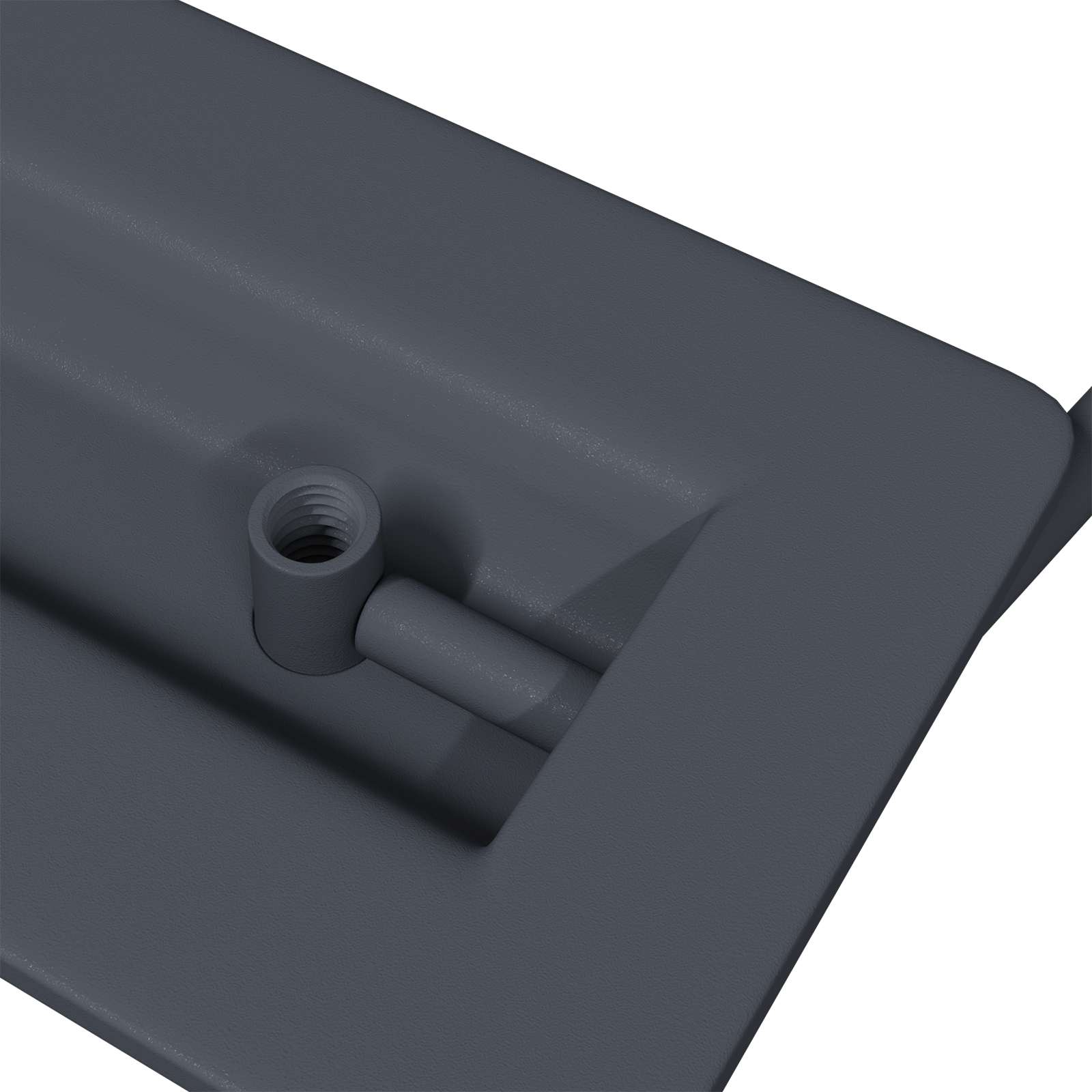 Ručke za ormariće 12 pcs Antracit 85 x 45 mm Metal