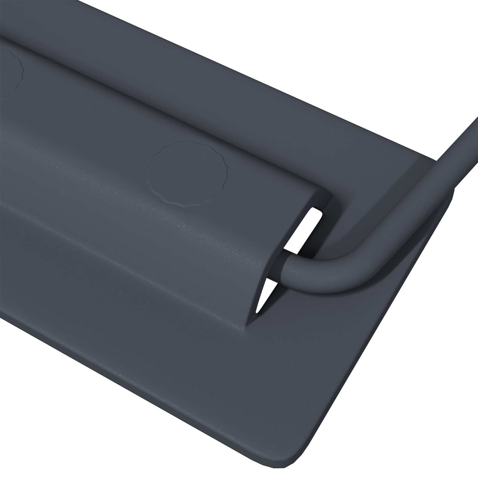 Ručke za ormariće 12 pcs Antracit 85 x 45 mm Metal