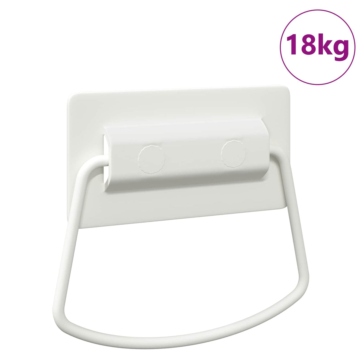 Ručke za ormariće Bijelo 85 x 45 mm Metal