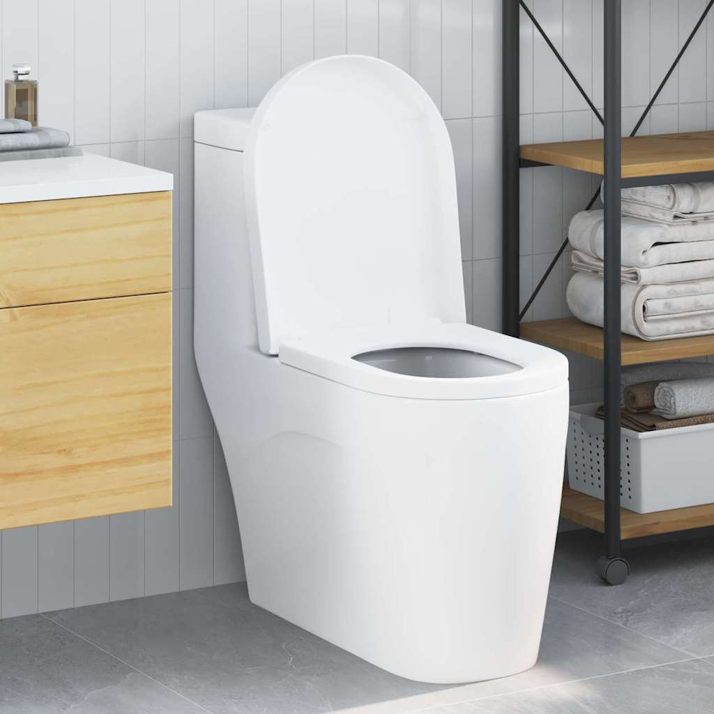 WC daska Podesiva Bijelo 48 x 36,5 x 4,5 cm Polipropilen