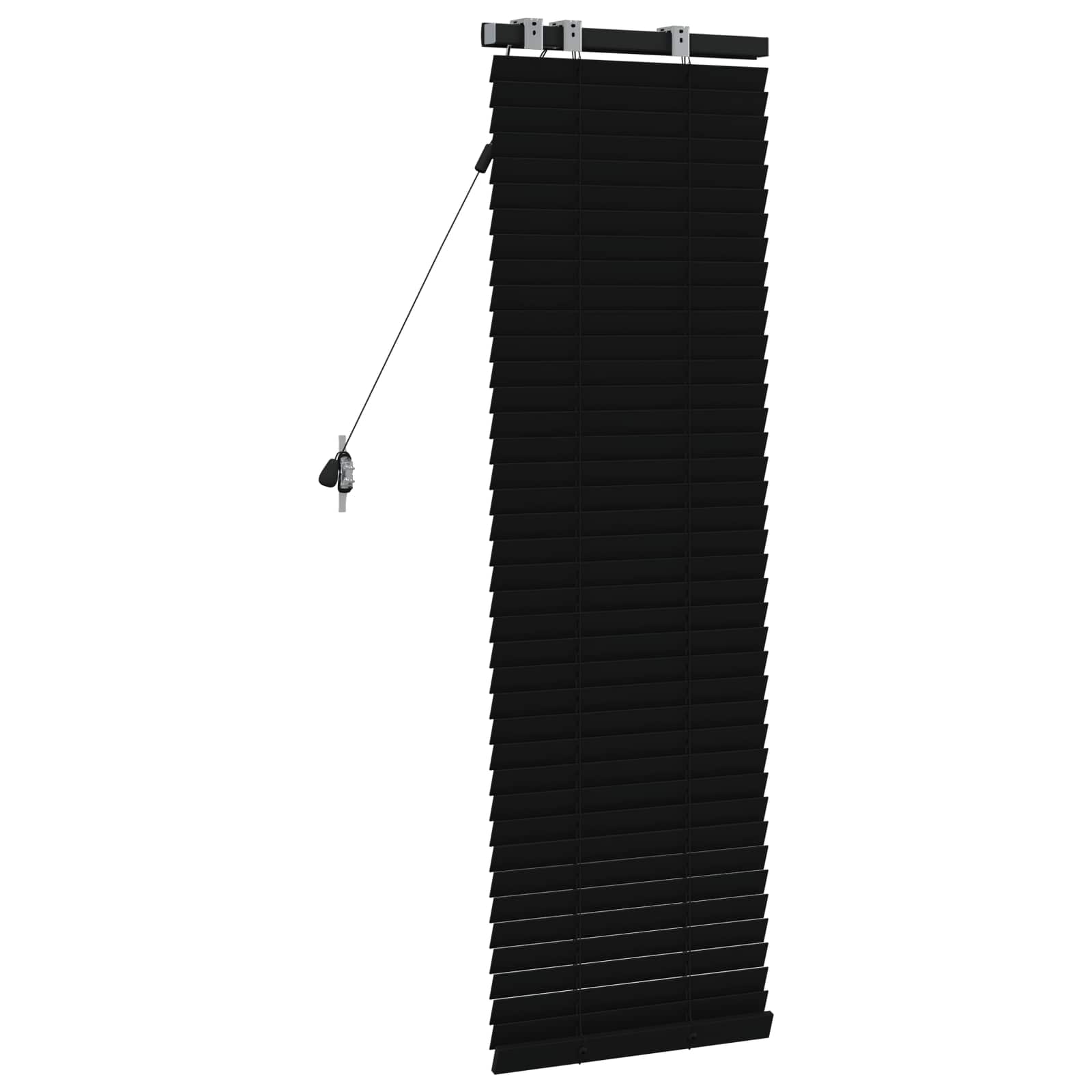 Venecijanska roleta Crna 40 x 130 cm 35 mm