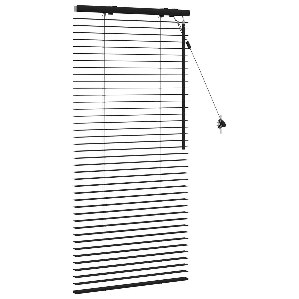 Venecijanska roleta Crna 55 x 130 cm 35 mm