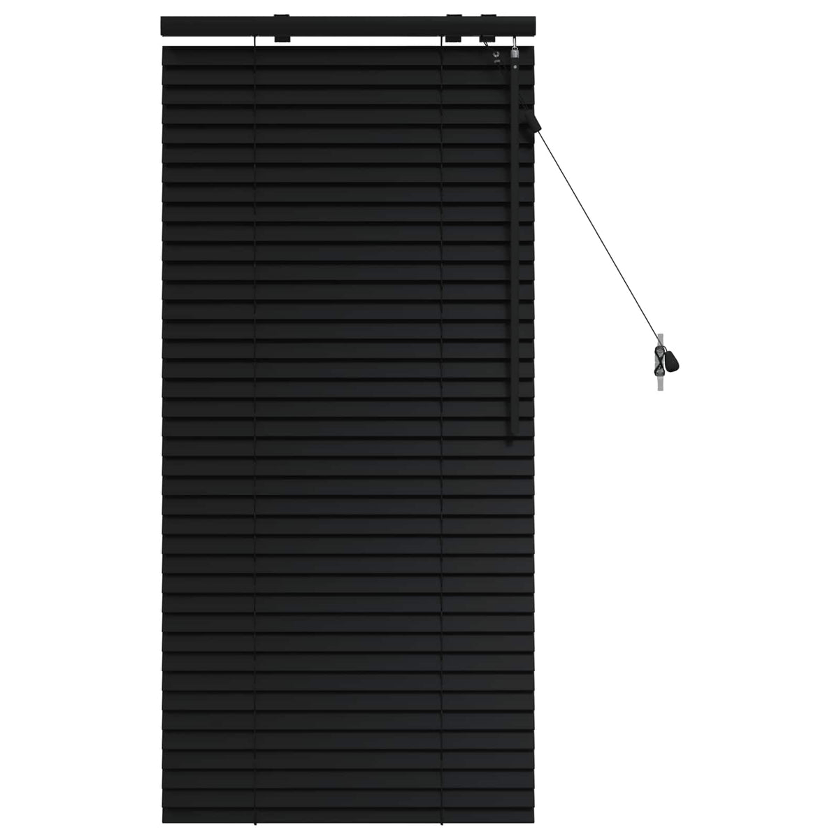 Venecijanska roleta Crna 60 x 130 cm 35 mm