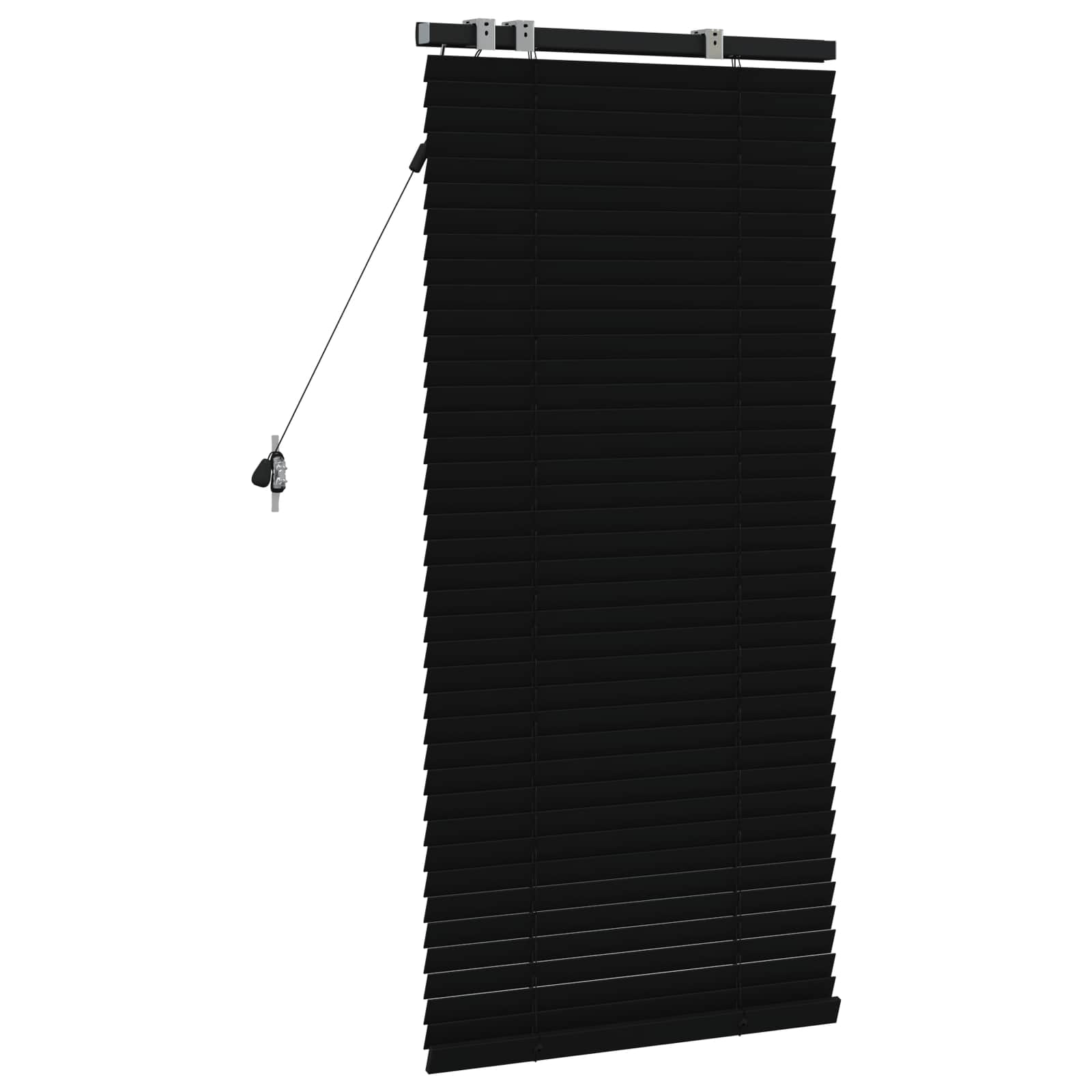 Venecijanska roleta Crna 65 x 130 cm 35 mm