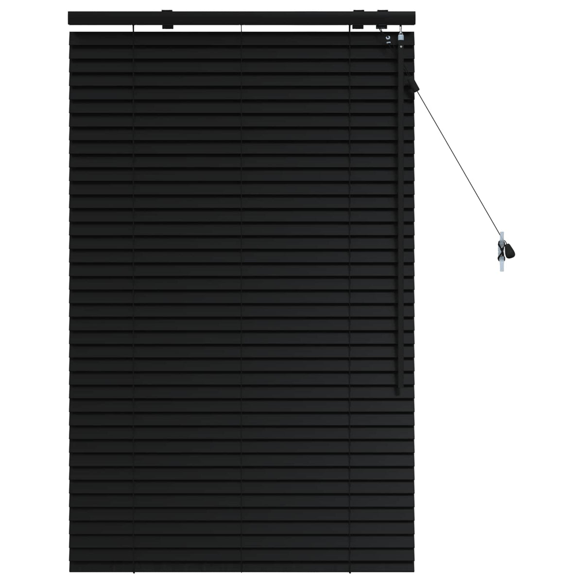 Venecijanska roleta Crna 95 x 130 cm 35 mm
