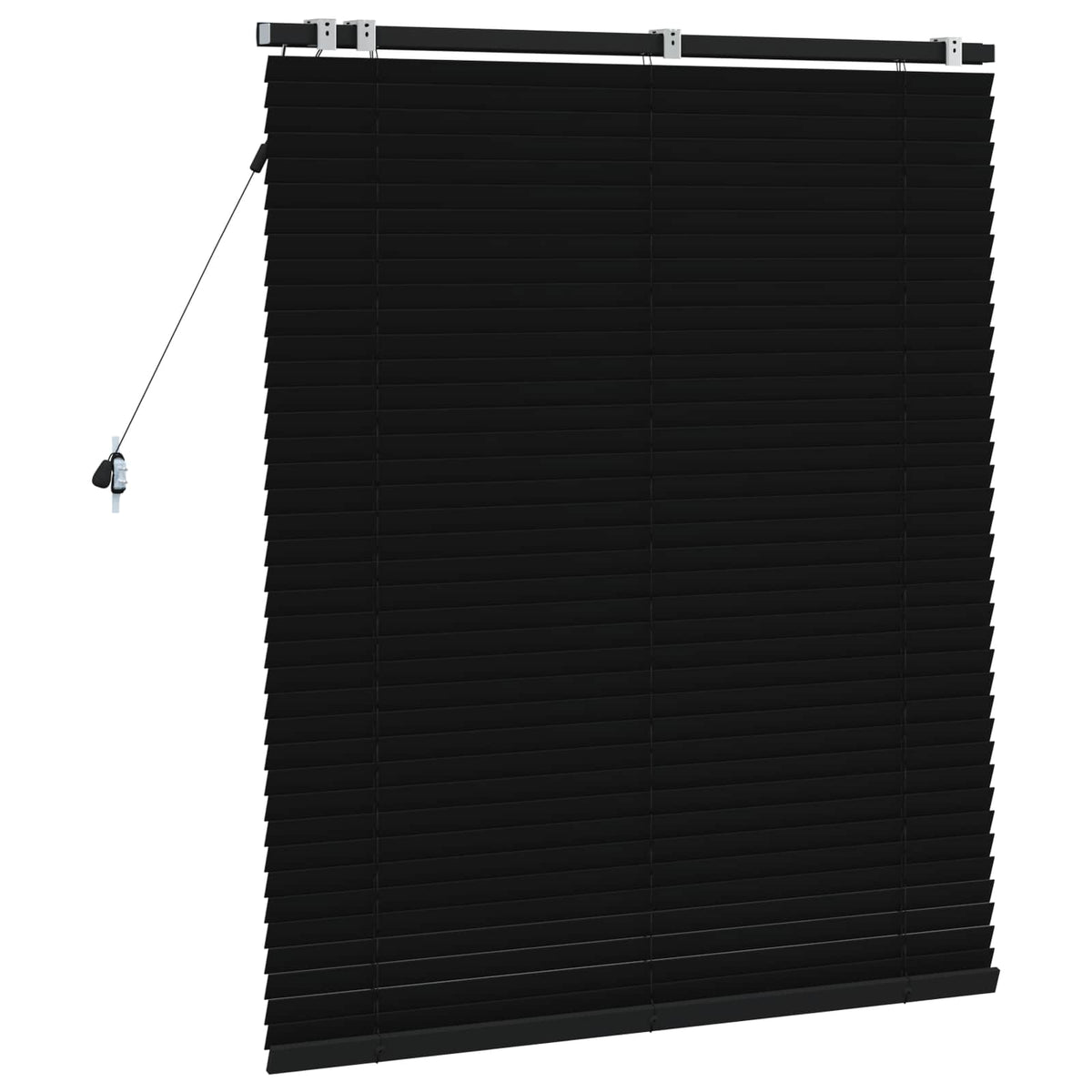 Venecijanska roleta Crna 100 x 130 cm 35 mm