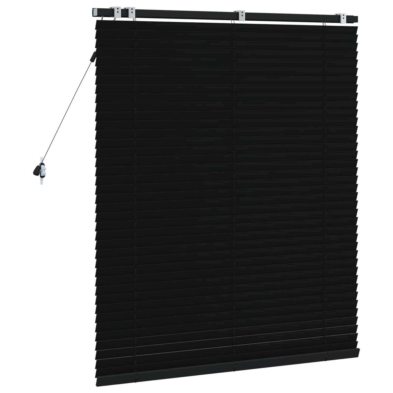 Venecijanska roleta Crna 105 x 130 cm 35 mm