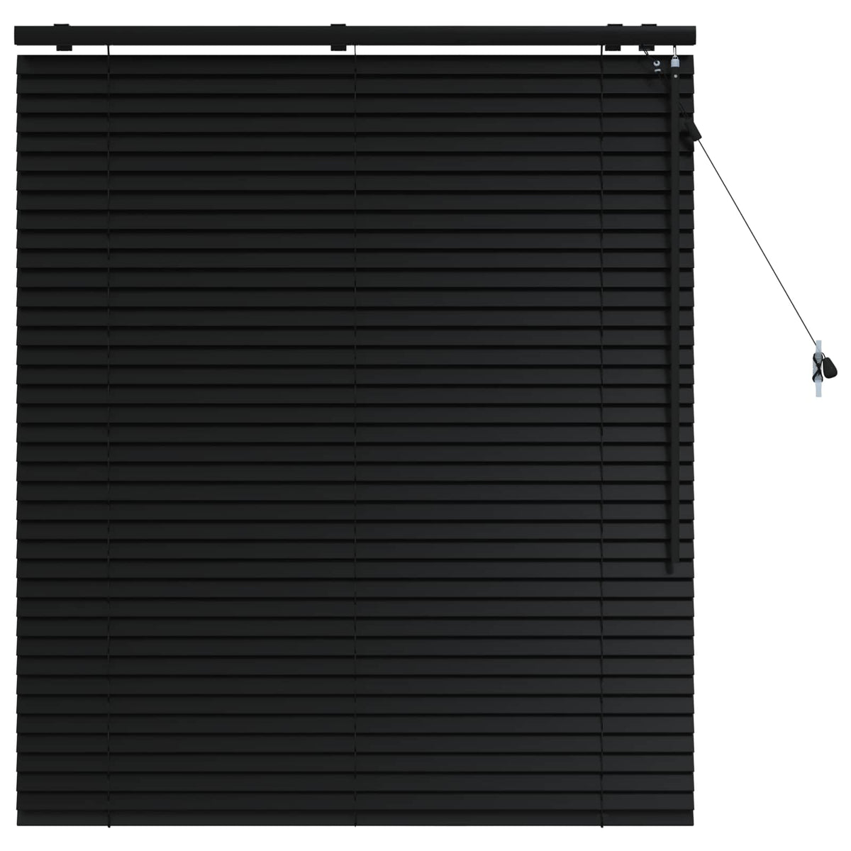 Venecijanska roleta Crna 105 x 130 cm 35 mm