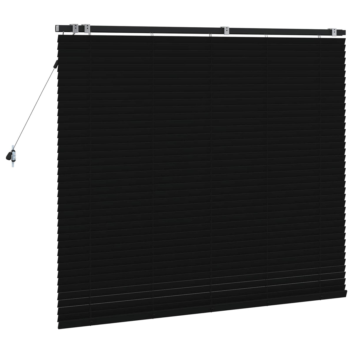Venecijanska roleta Crna 135 x 130 cm 35 mm
