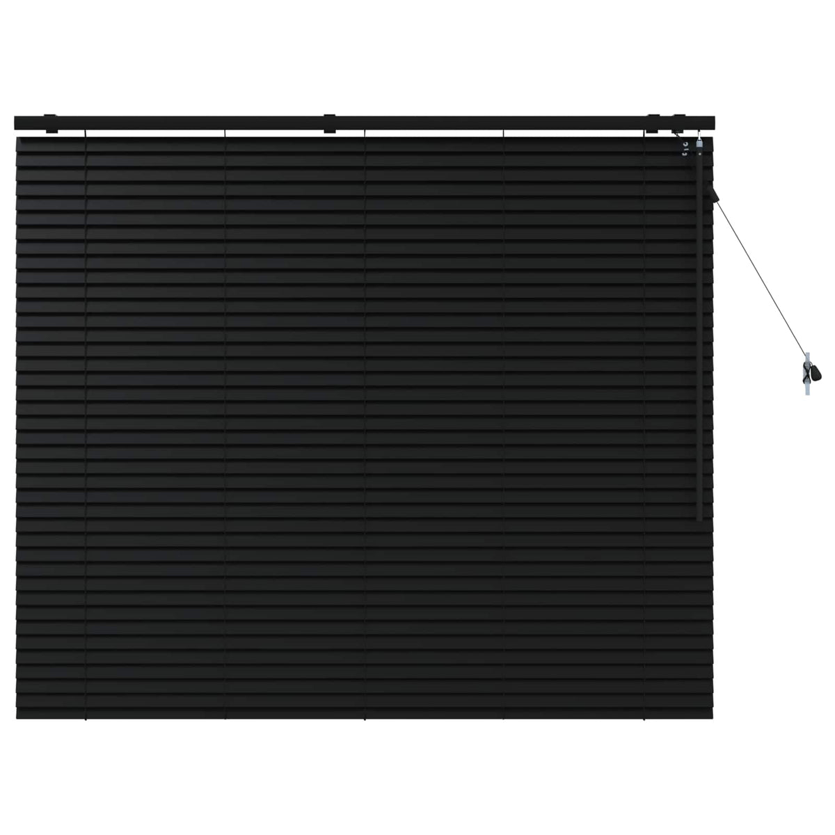 Venecijanska roleta Crna 135 x 130 cm 35 mm