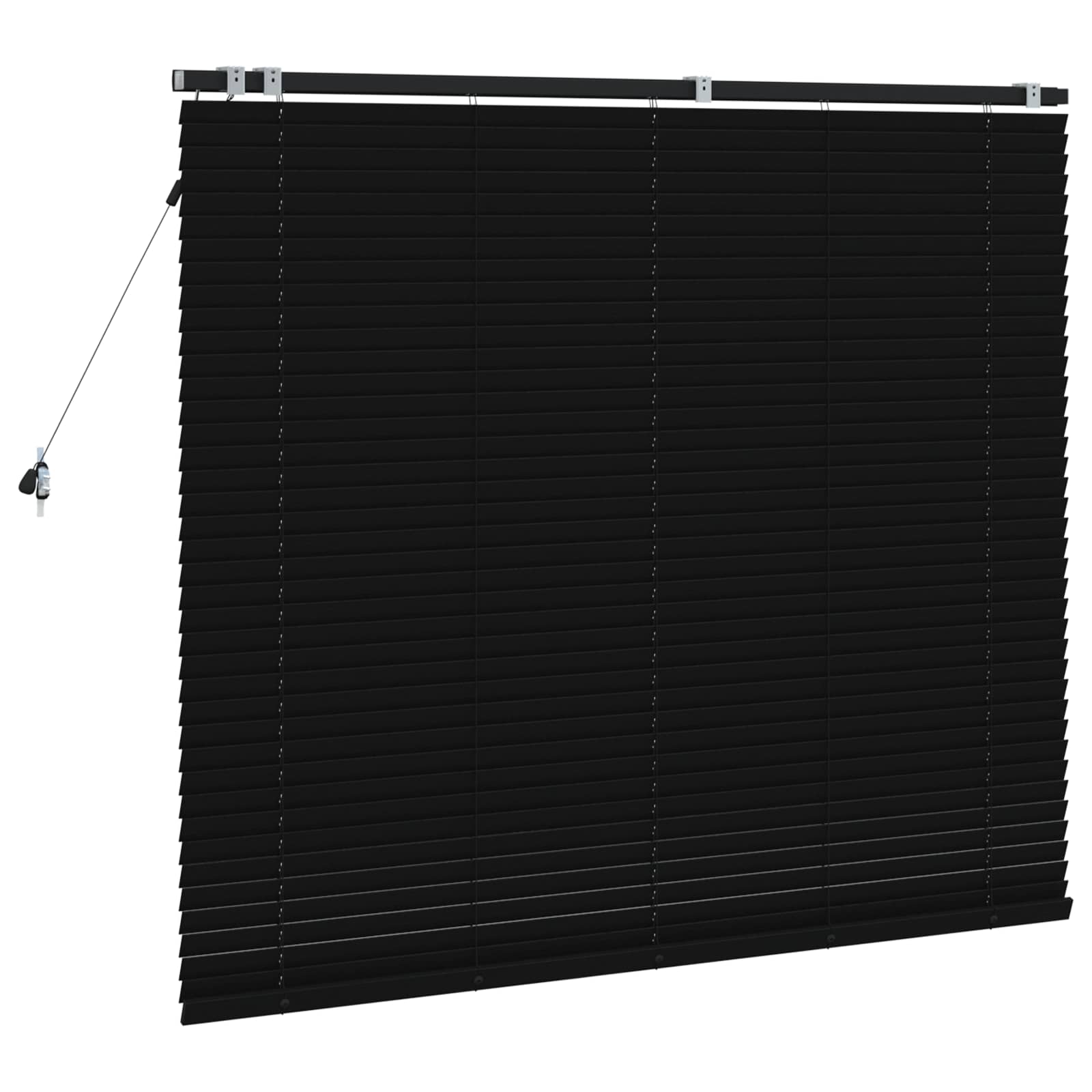 Venecijanska roleta Crna 155 x 130 cm 35 mm