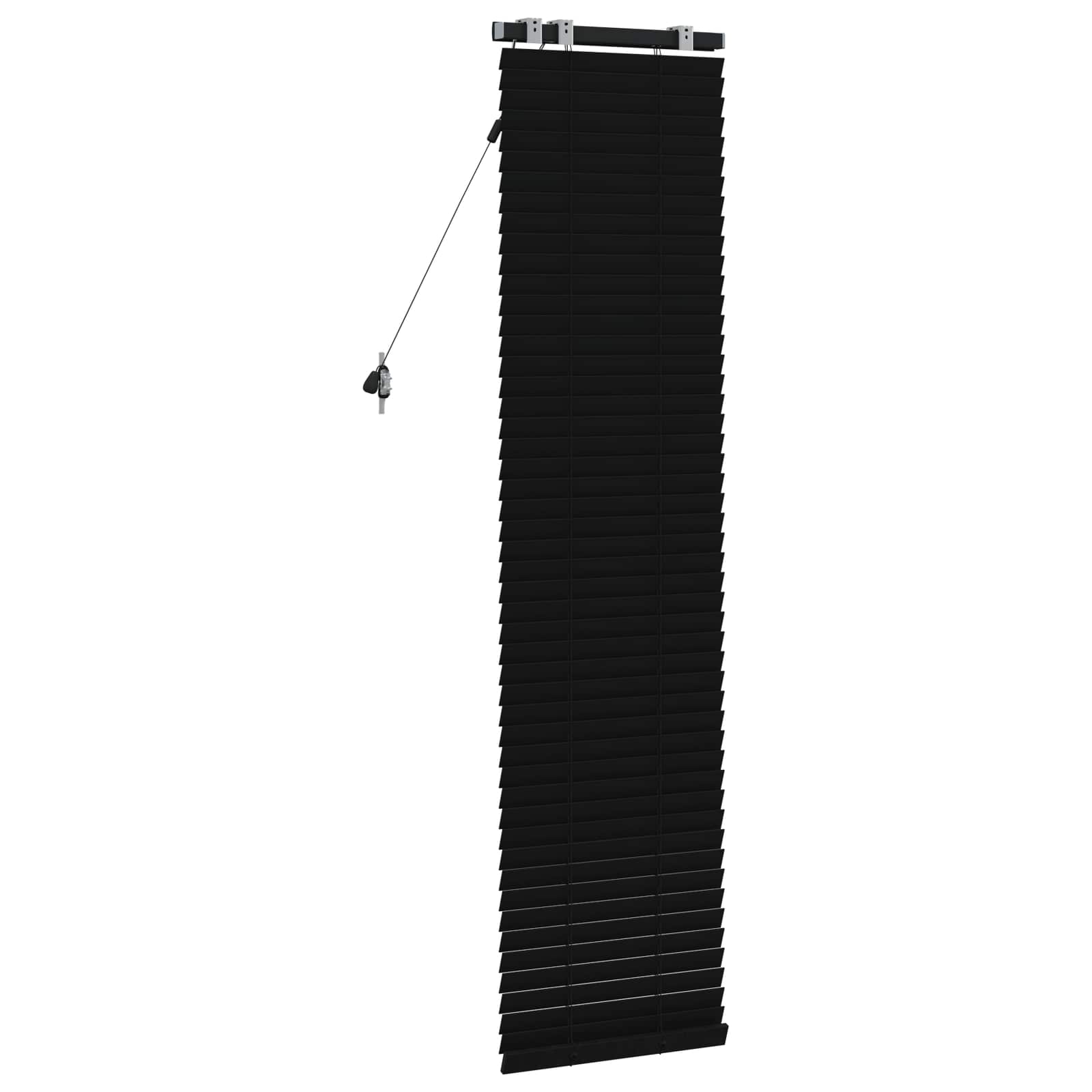 Venecijanska roleta Crna 45 x 160 cm 35 mm