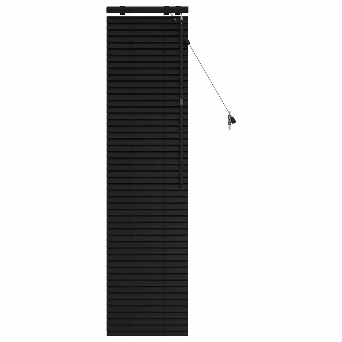Venecijanska roleta Crna 45 x 160 cm 35 mm