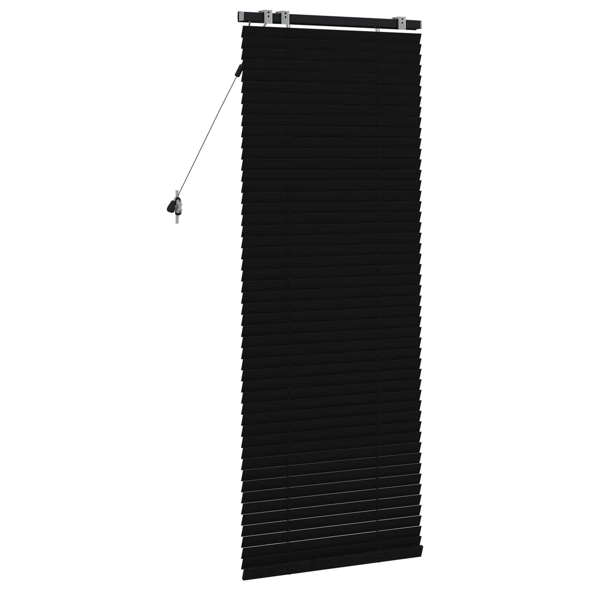 Venecijanska roleta Crna 55 x 160 cm 35 mm