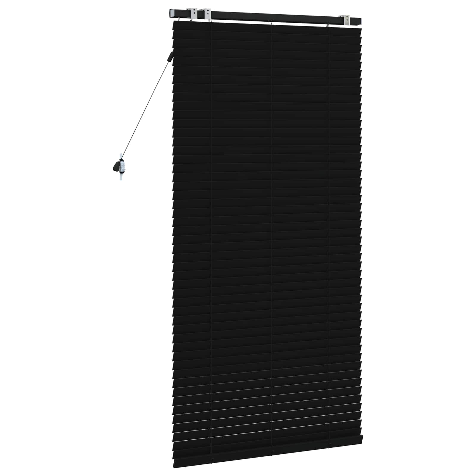 Venecijanska roleta Crna 85 x 160 cm 35 mm