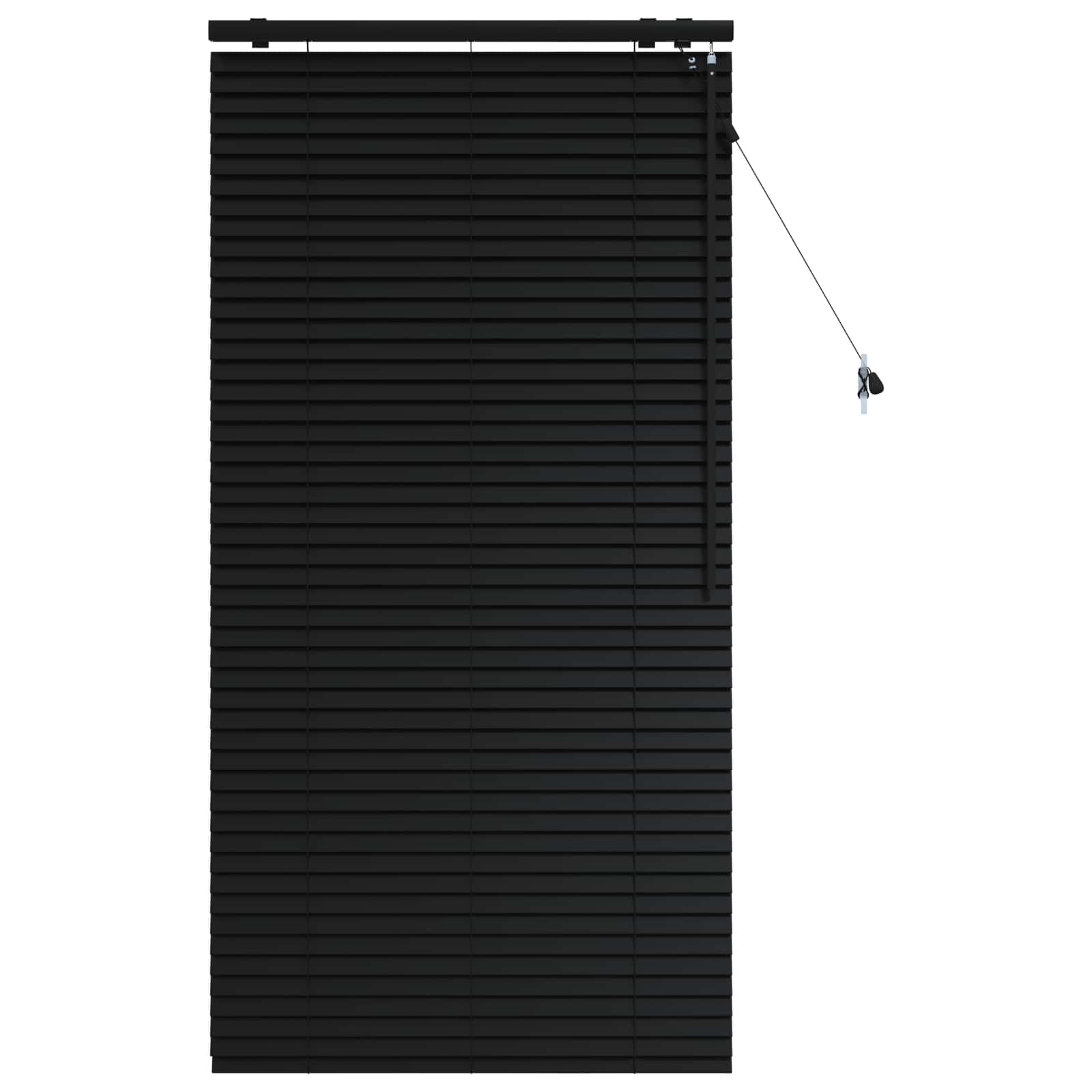 Venecijanska roleta Crna 85 x 160 cm 35 mm