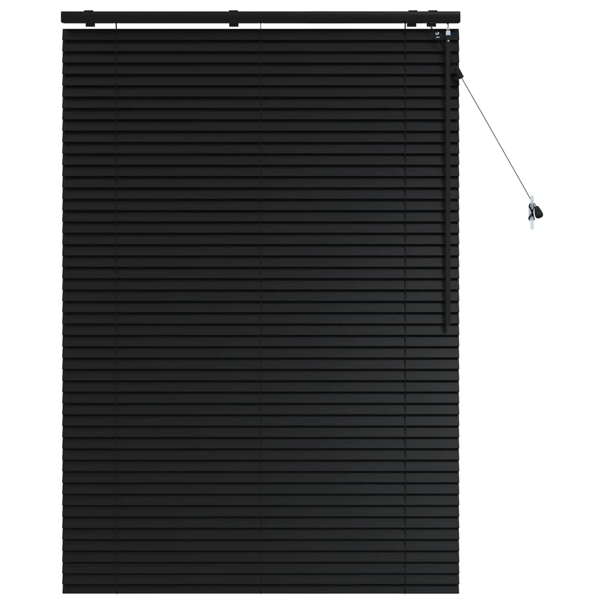 Venecijanska roleta Crna 115 x 160 cm 35 mm