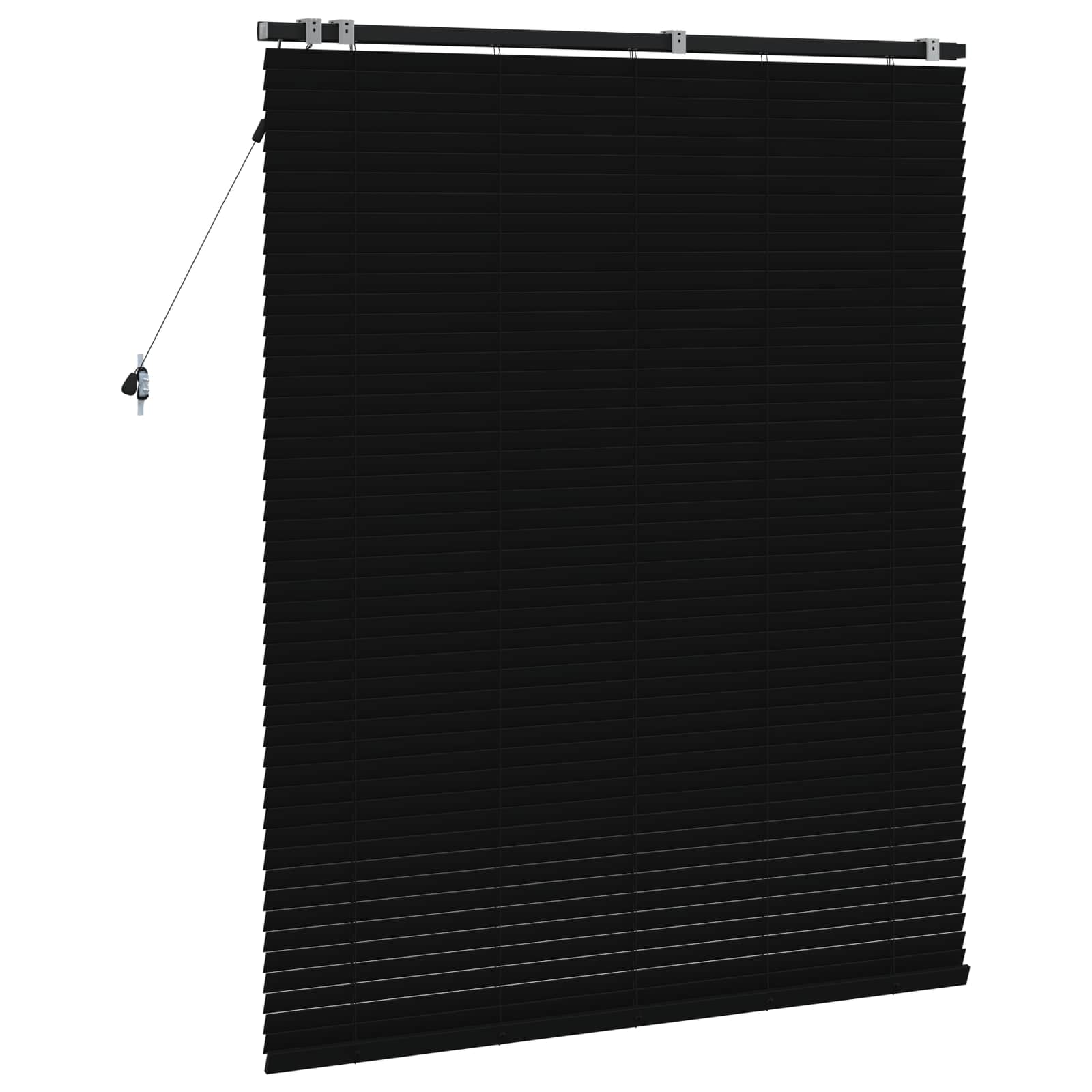 Venecijanska roleta Crna 125 x 160 cm 35 mm