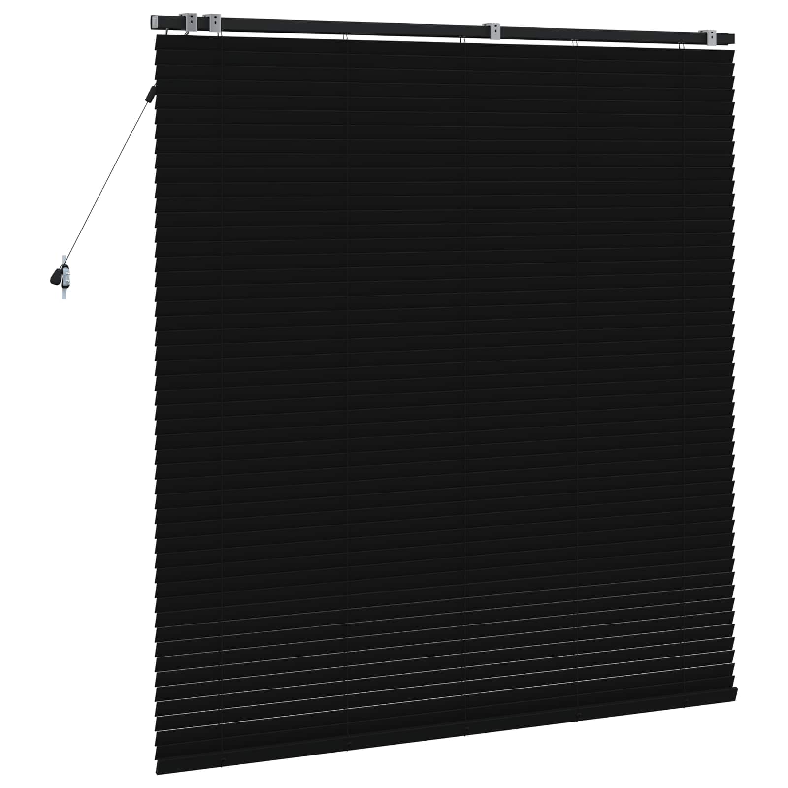 Venecijanska roleta Crna 160 x 160 cm 35 mm