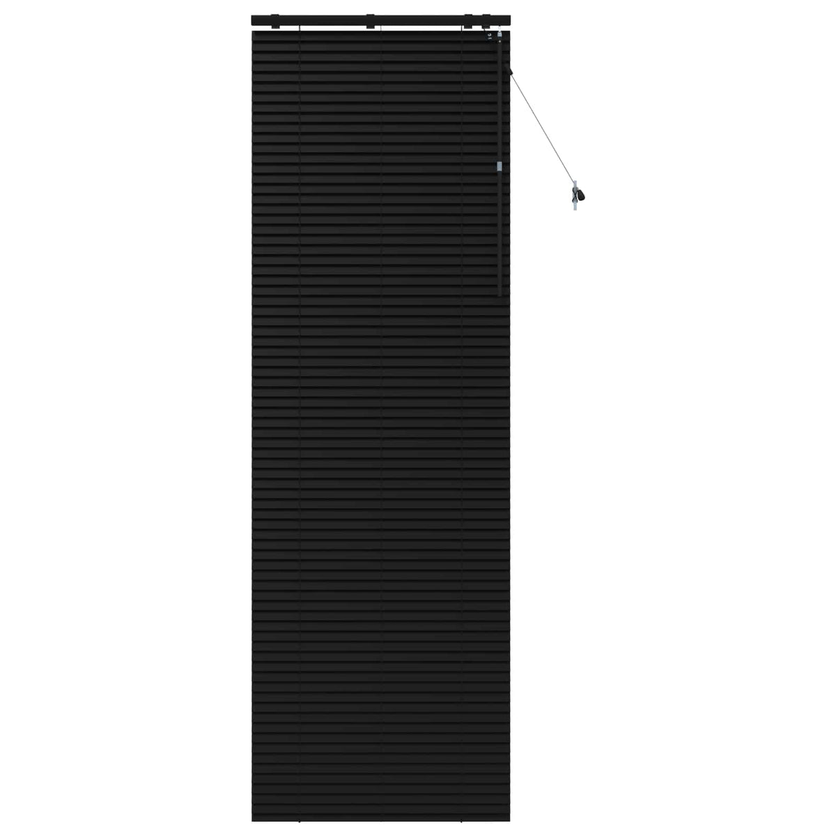 Venecijanska roleta Crna 75 x 250 cm 35 mm