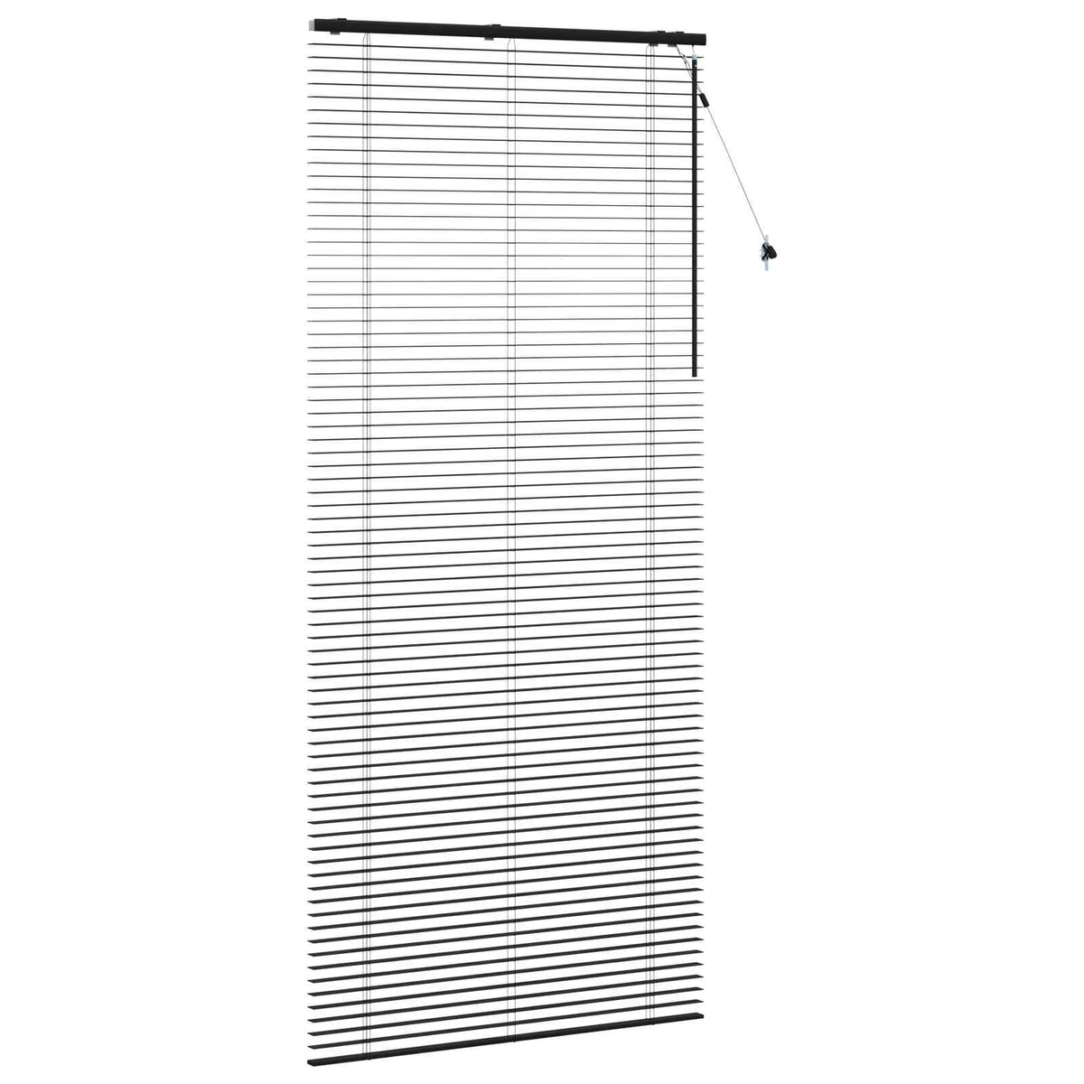 Venecijanska roleta Crna 120 x 250 cm 35 mm