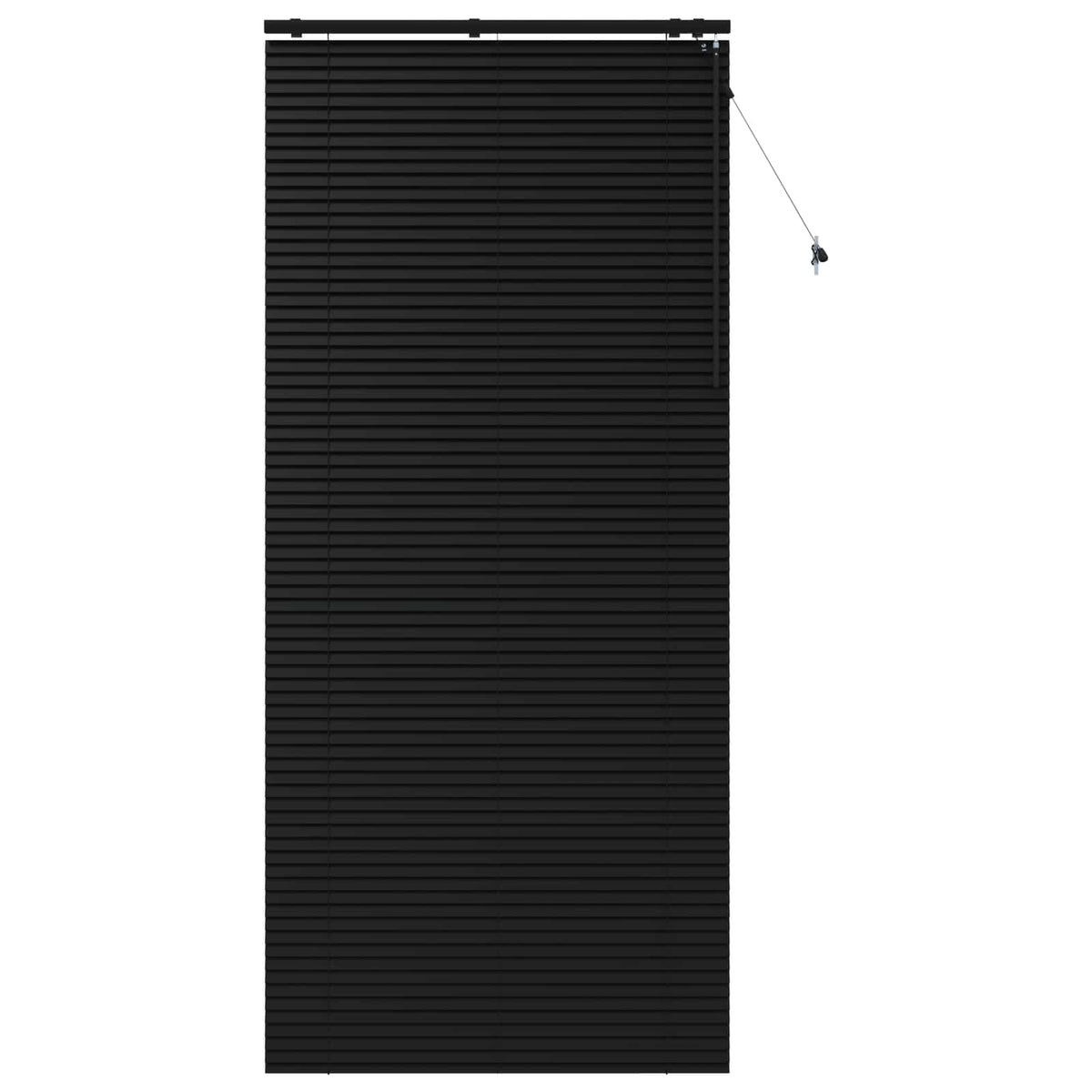 Venecijanska roleta Crna 120 x 250 cm 35 mm