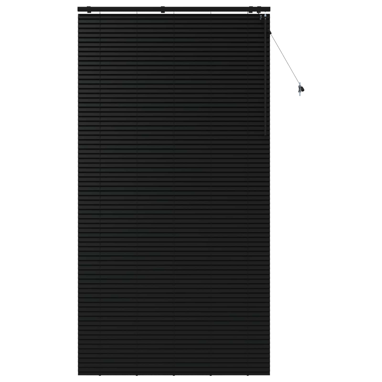 Venecijanska roleta Crna 125 x 250 cm 35 mm