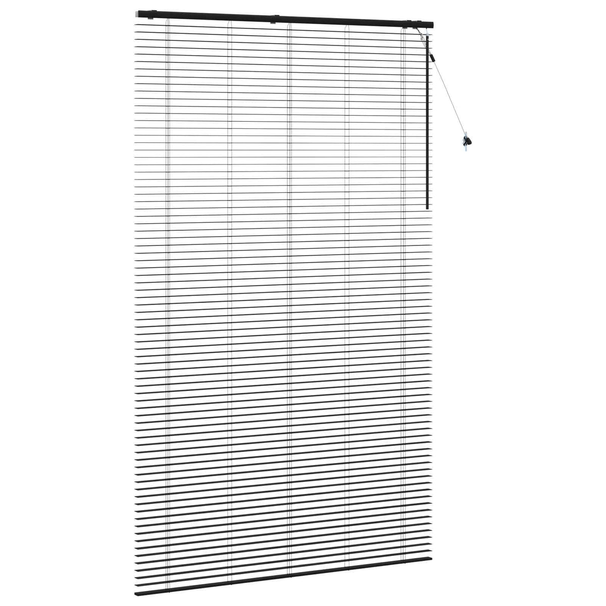 Venecijanska roleta Crna 160 x 250 cm 35 mm