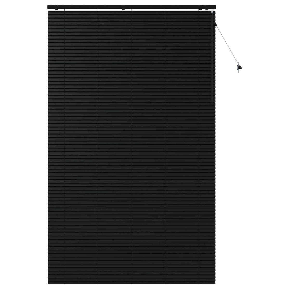 Venecijanska roleta Crna 160 x 250 cm 35 mm