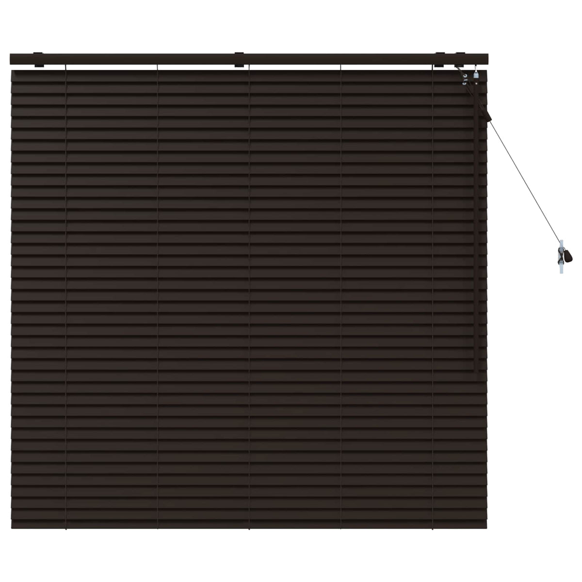 Venecijanska roleta Tamno smeđa 135 x 130 cm 35 mm