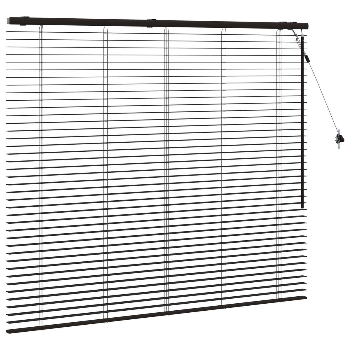 Venecijanska roleta Tamno smeđa 150 x 130 cm 35 mm