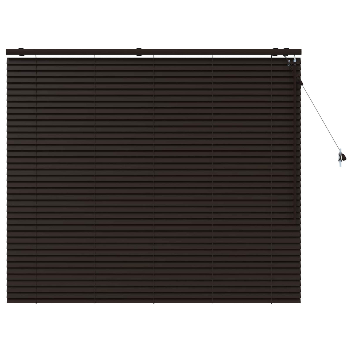 Venecijanska roleta Tamno smeđa 150 x 130 cm 35 mm