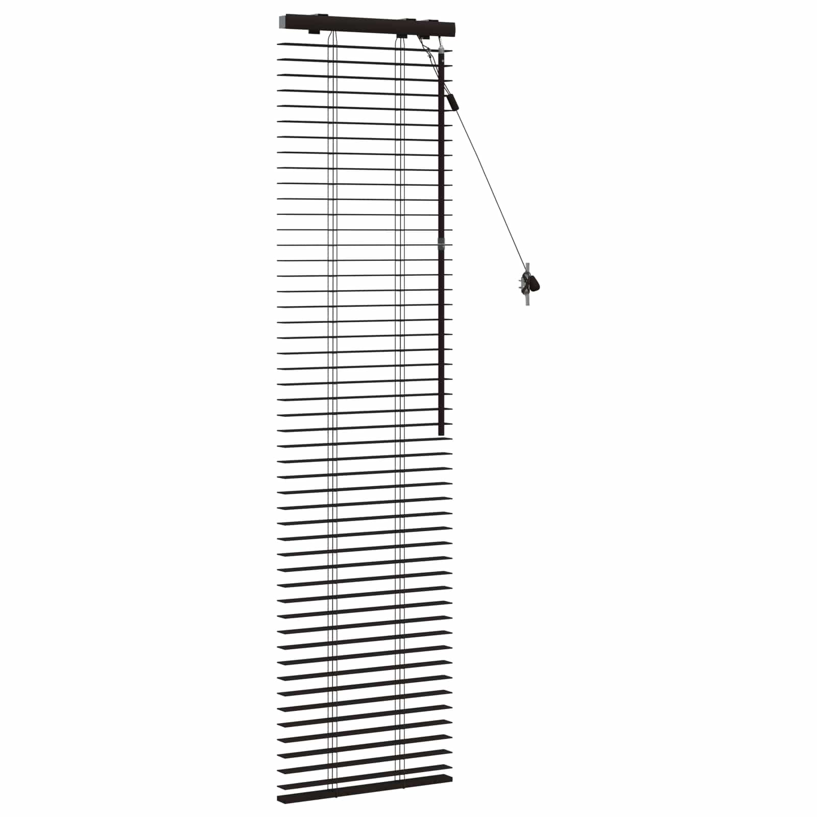 Venecijanska roleta Tamno smeđa 45 x 160 cm 35 mm