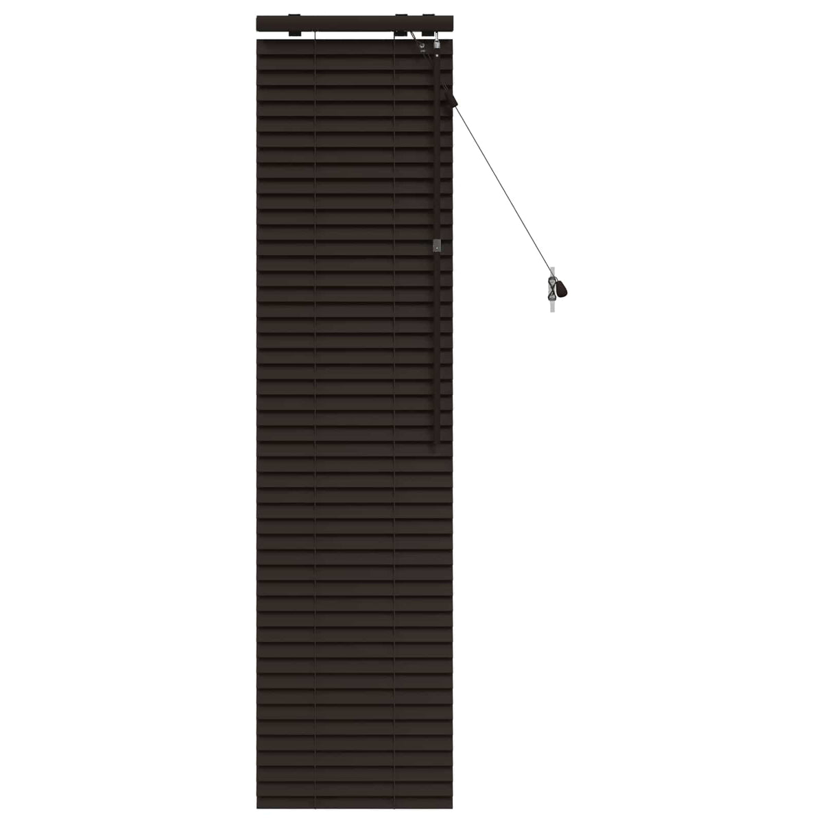 Venecijanska roleta Tamno smeđa 45 x 160 cm 35 mm