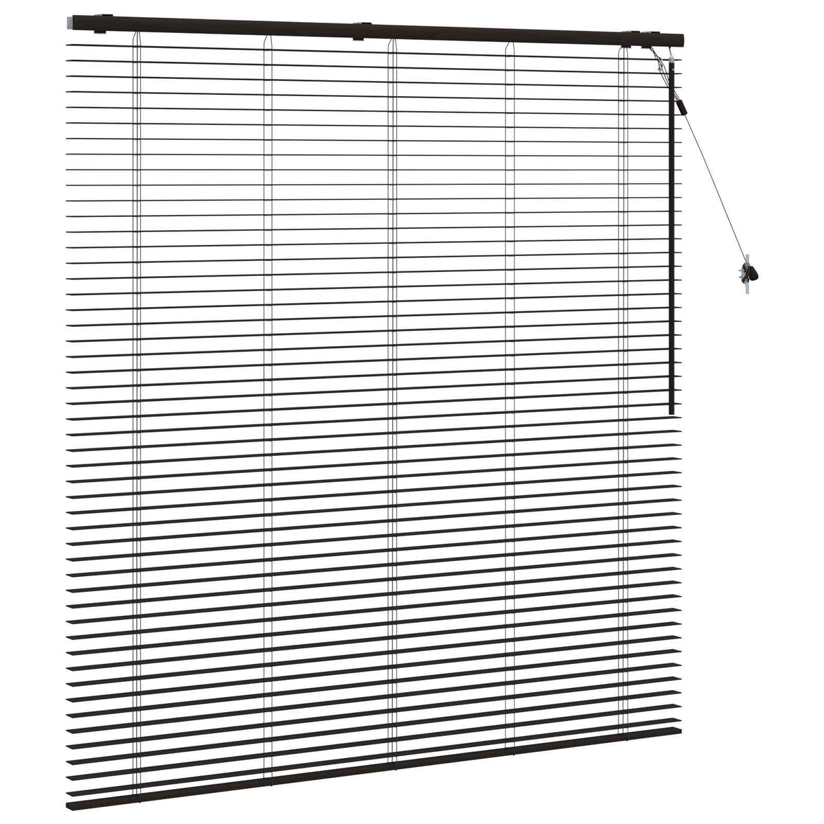 Venecijanska roleta Tamno smeđa 160 x 160 cm 35 mm