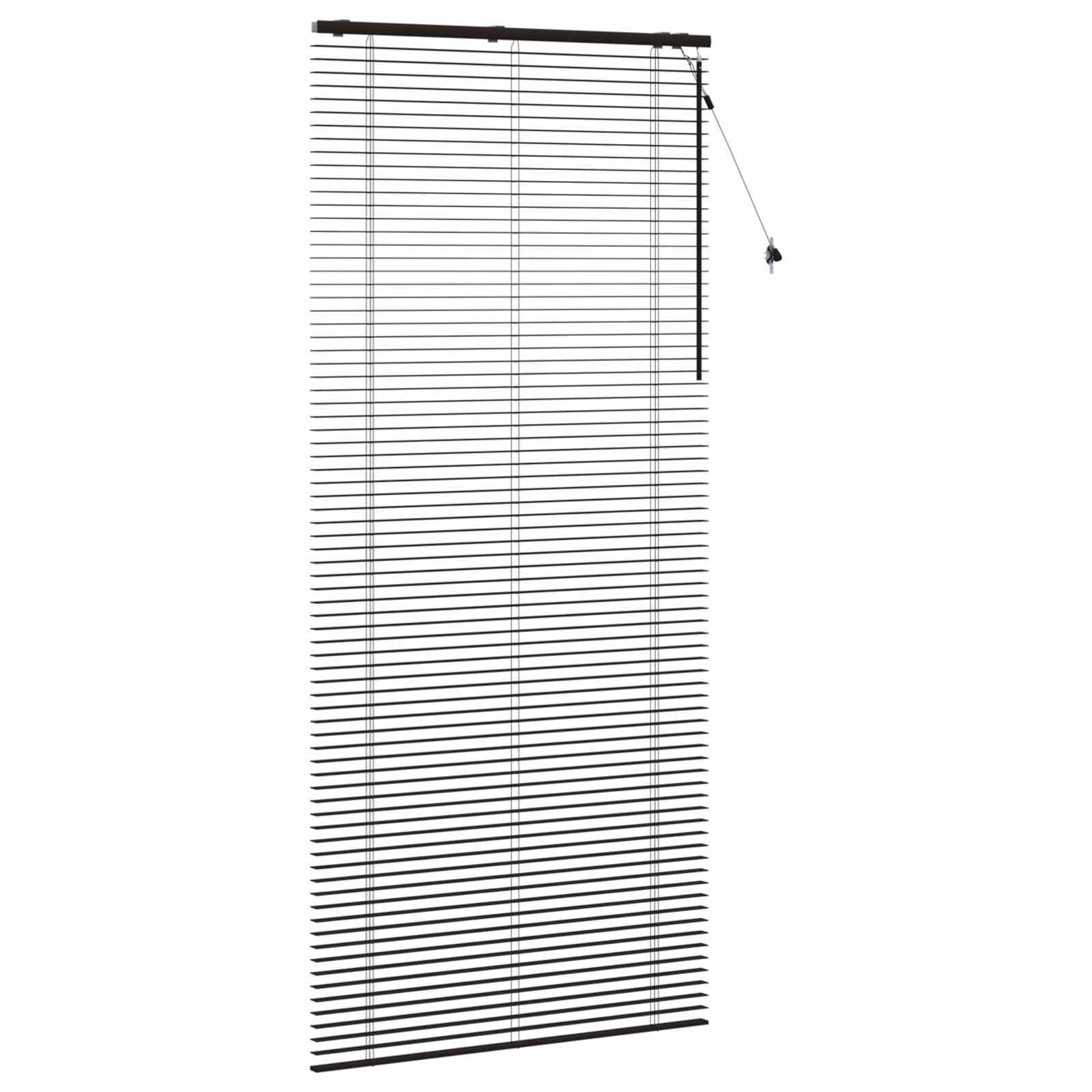 Venecijanska roleta Tamno smeđa 120 x 250 cm 35 mm