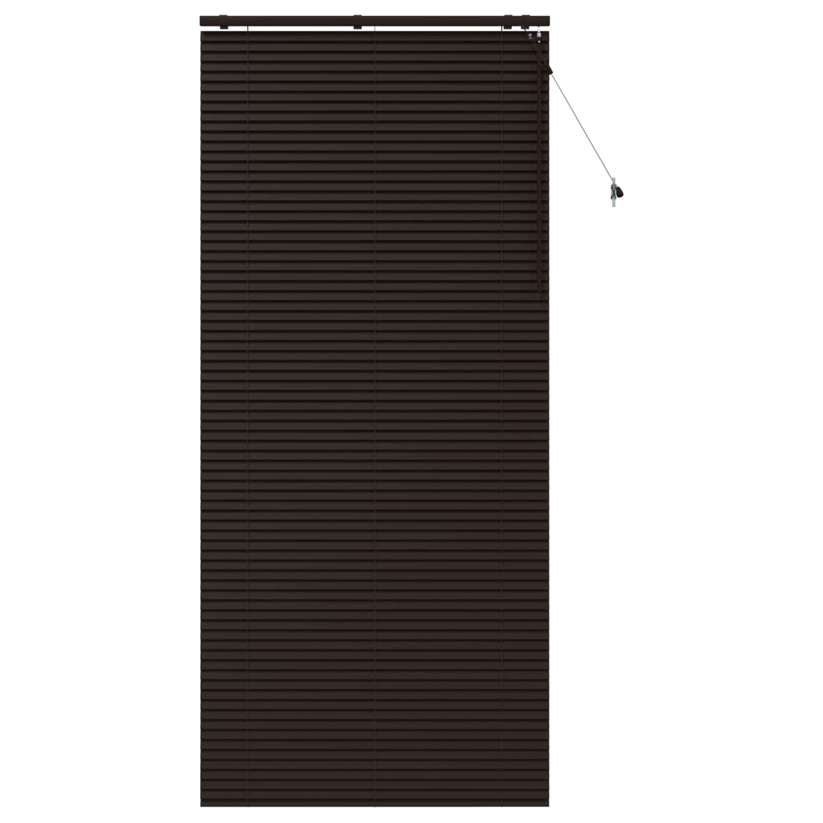 Venecijanska roleta Tamno smeđa 120 x 250 cm 35 mm