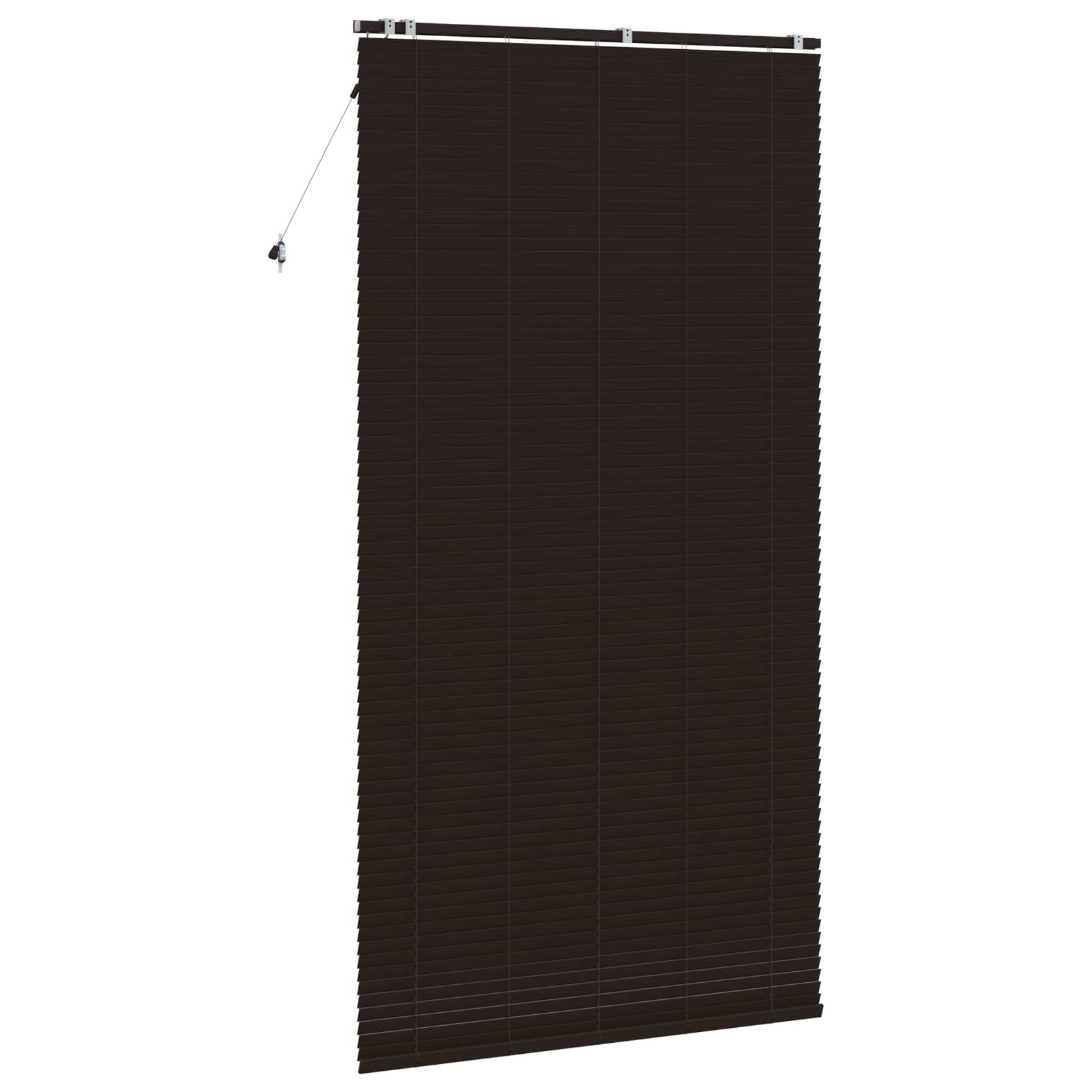 Venecijanska roleta Tamno smeđa 130 x 250 cm 35 mm