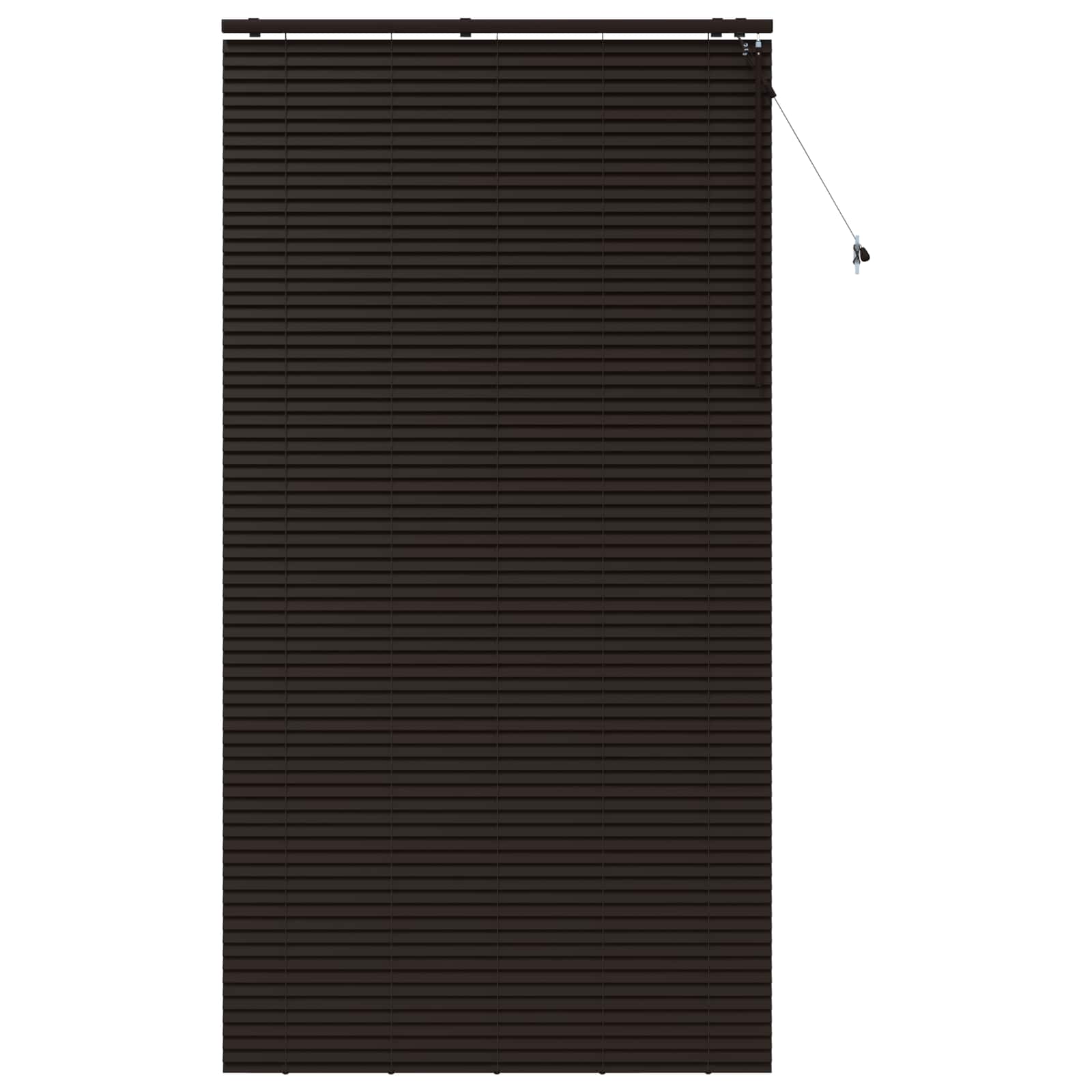 Venecijanska roleta Tamno smeđa 130 x 250 cm 35 mm
