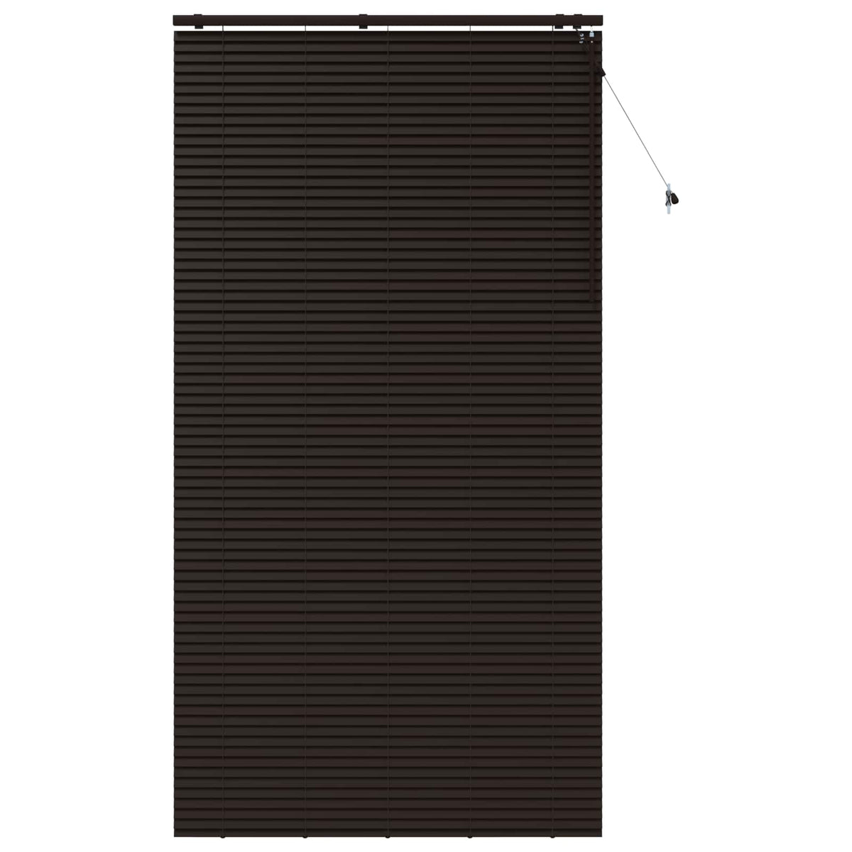Venecijanska roleta Tamno smeđa 135 x 250 cm 35 mm