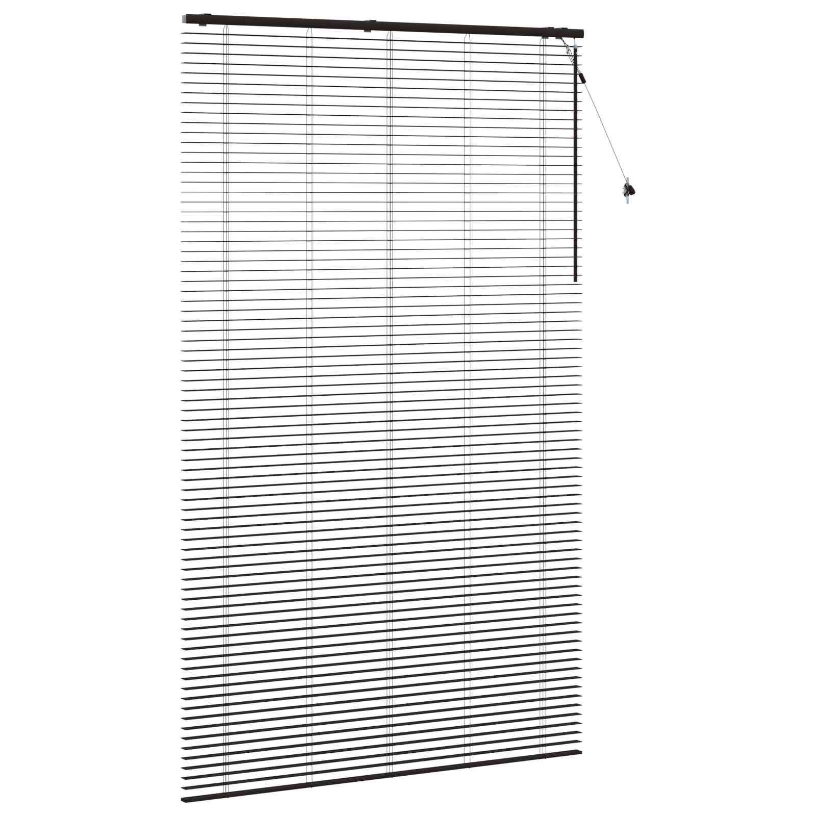 Venecijanska roleta Tamno smeđa 150 x 250 cm 35 mm