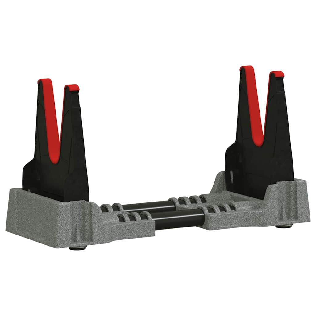 Naslon za pucanje Podesiva Siva 46 x 14 x 19,5 cm Plastika